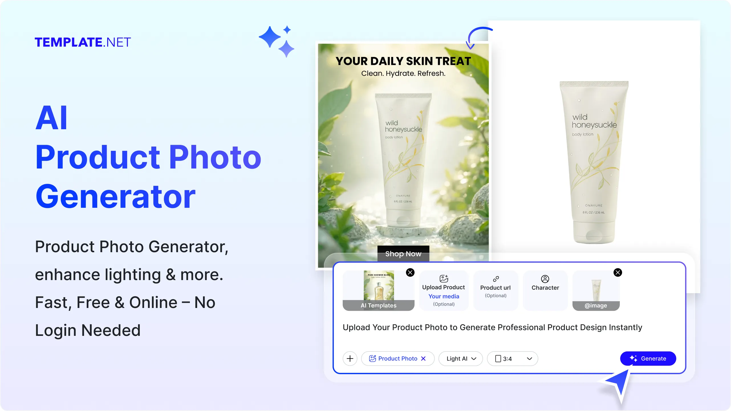 Free AI Product Photo Generator, Create Product Photo Designs Online